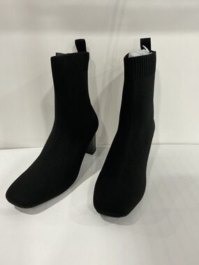 Eco Knit Heeled Bootie